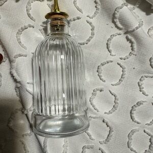 Elegant Glass Bottle’s with Gold Accents